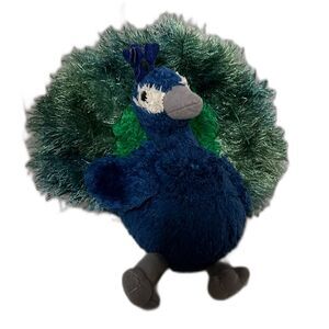 Aurora Plush Peacock Bird Stuffed Animal Kids Boys Christmas Gift Toy Present